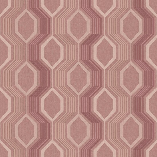 arthouse  hexagon dusky pink   vlies  behang