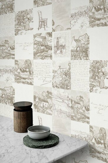 BN Wallcoverings Van Gogh 3  220030 couleurs locale vincent